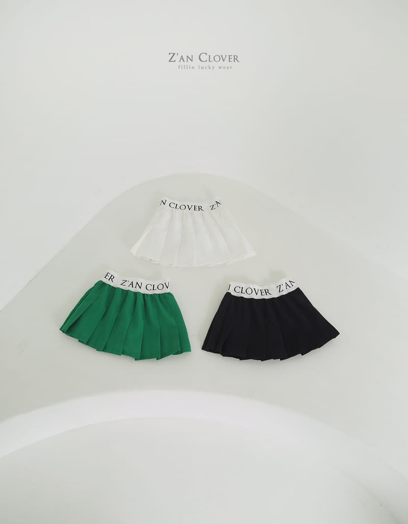 Zan Clover - Korean Children Fashion - #childrensboutique - Banding Pleats Skirt