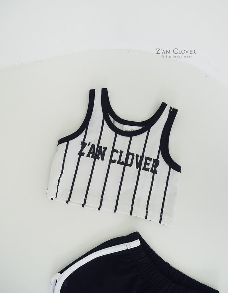 Zan Clover - Korean Children Fashion - #childofig - Basket Ball Top Bottom Set - 4