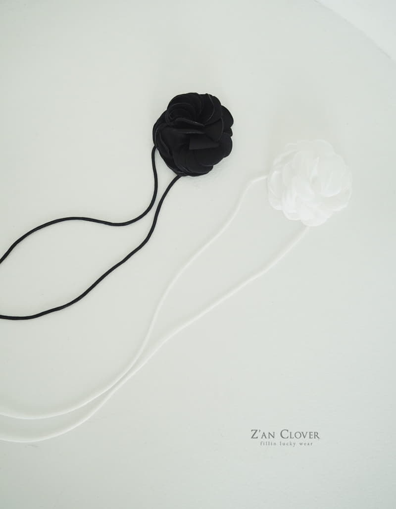 Zan Clover - Korean Children Fashion - #childrensboutique - Rose Choker Necklace