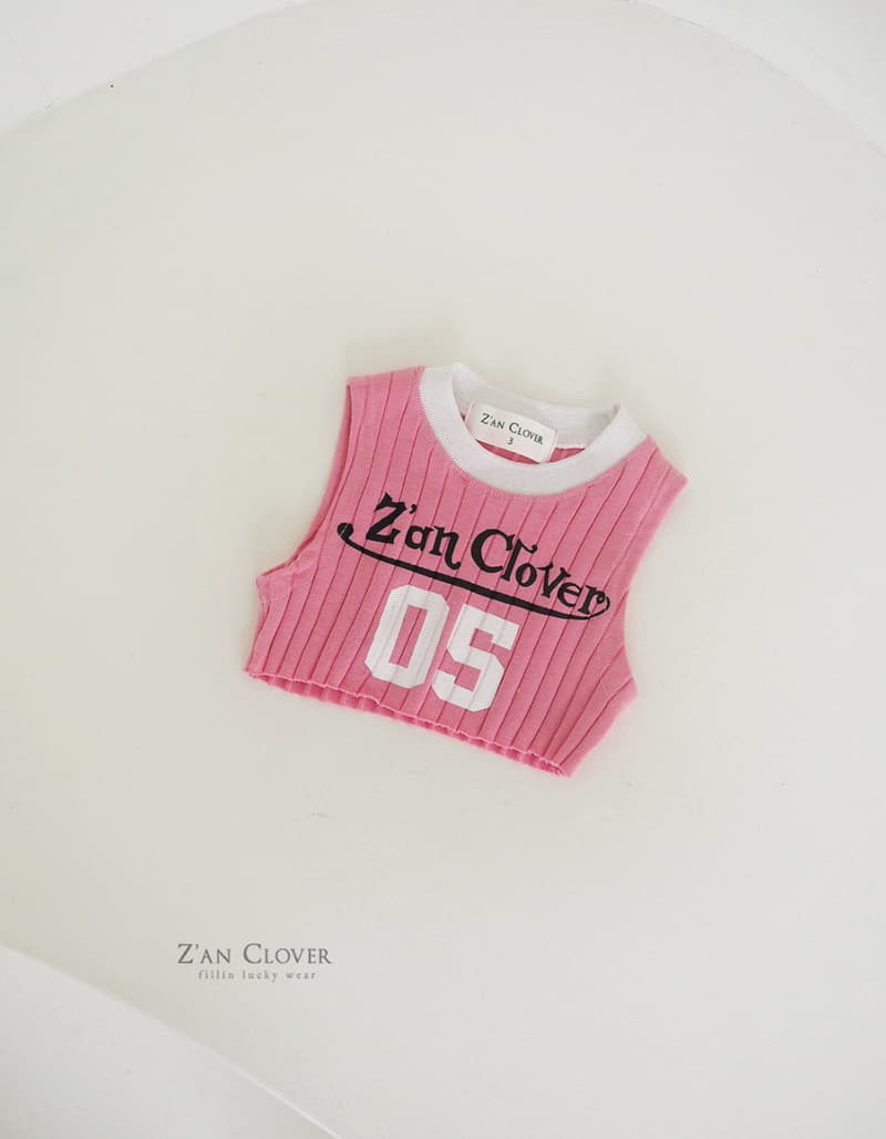 Zan Clover - Korean Children Fashion - #childrensboutique - 05 Sleeveless Tee