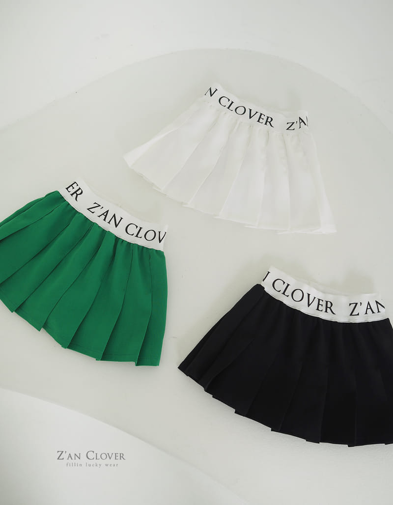 Zan Clover - Korean Children Fashion - #designkidswear - Banding Pleats Skirt - 2