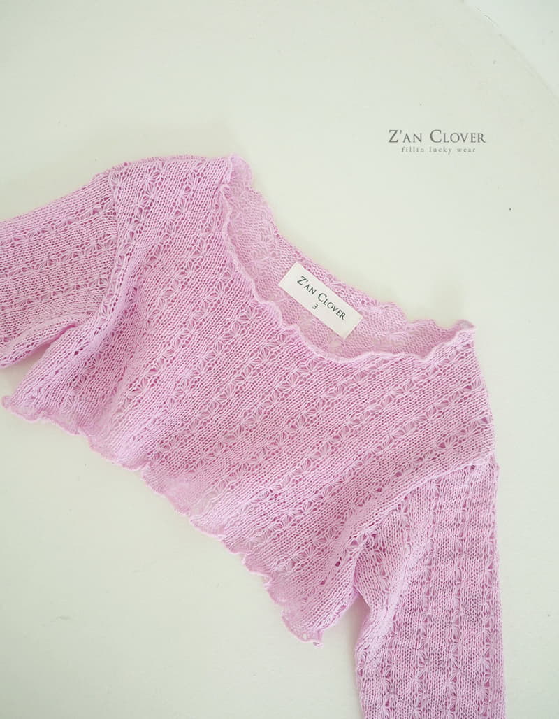 Zan Clover - Korean Children Fashion - #designkidswear - Summer Knit Tee - 8
