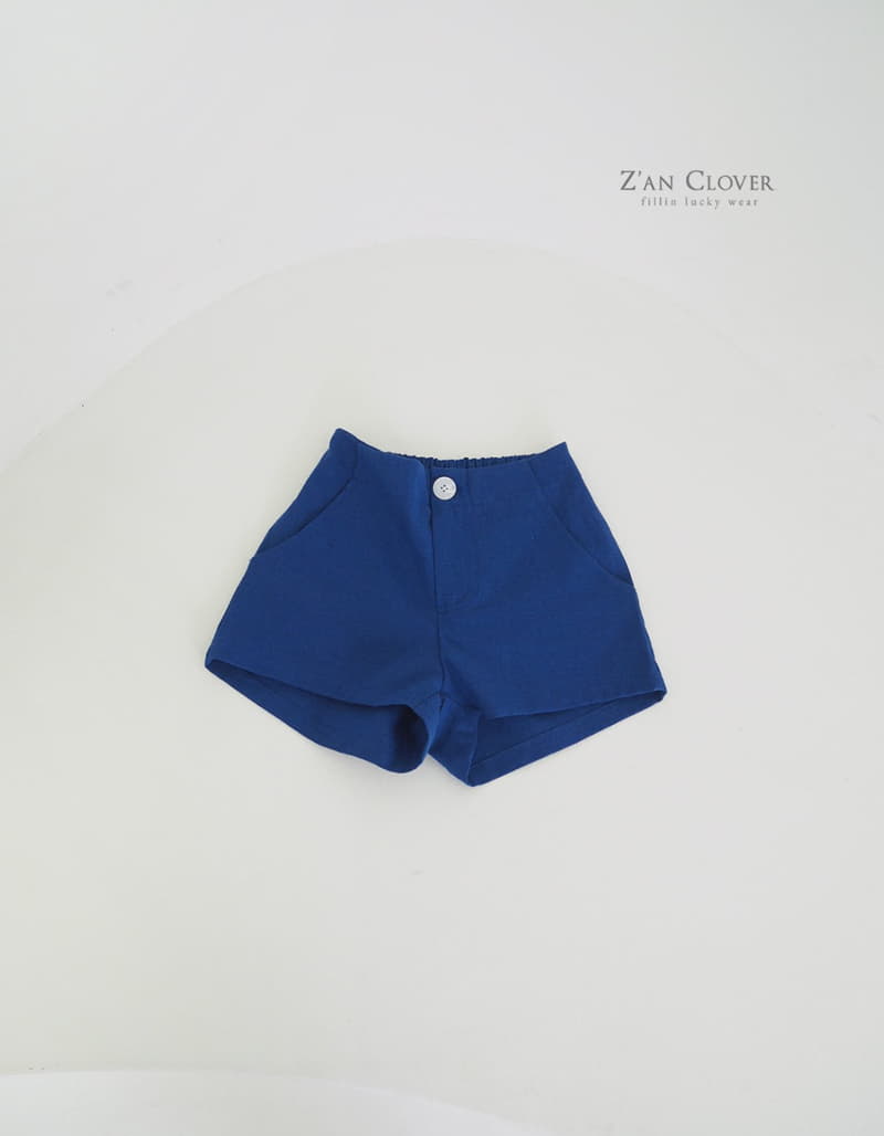 Zan Clover - Korean Children Fashion - #designkidswear - Linen Shorts