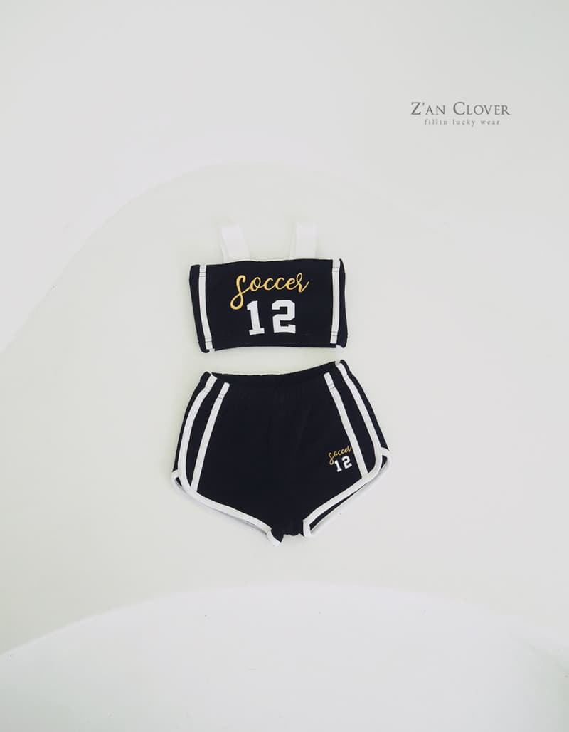 Zan Clover - Korean Children Fashion - #designkidswear - 12 Towel Tube Top Bootom Set - 7