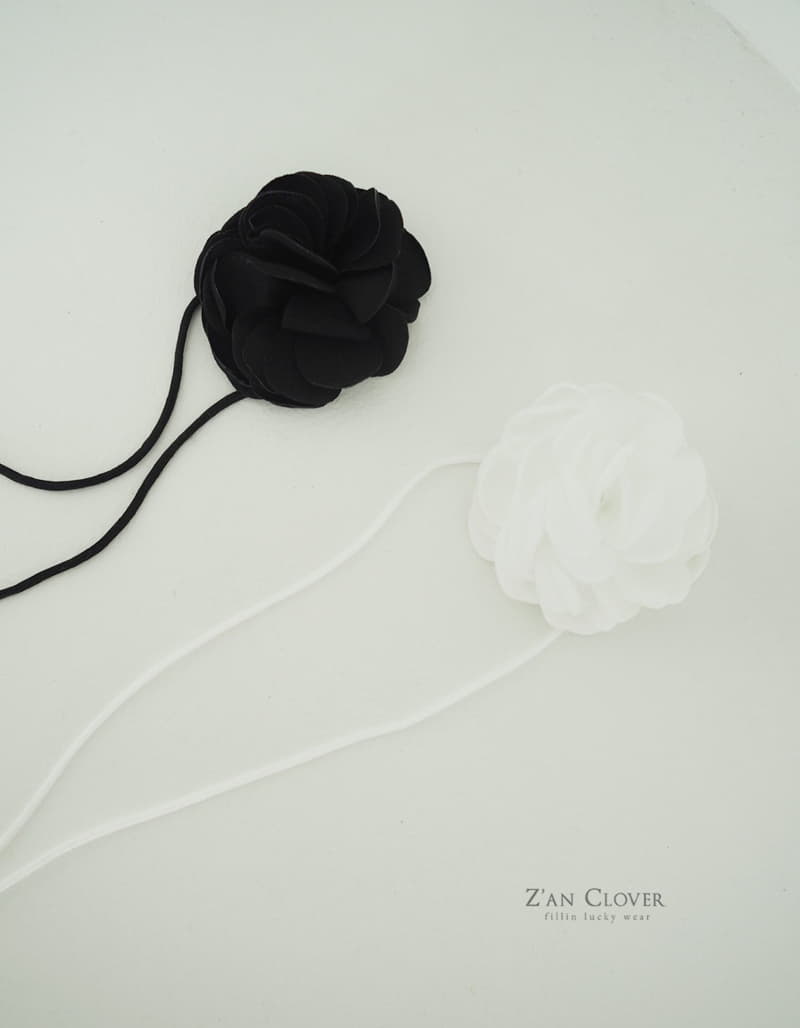 Zan Clover - Korean Children Fashion - #designkidswear - Rose Choker Necklace - 2