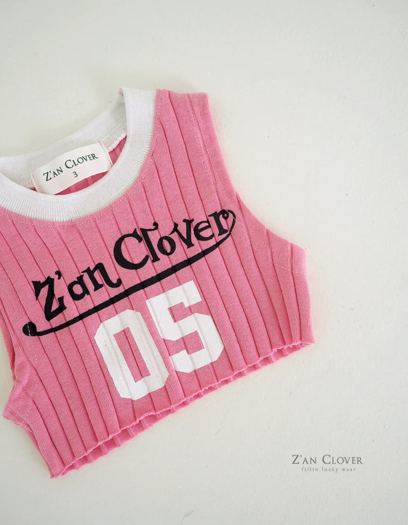 Zan Clover - Korean Children Fashion - #designkidswear - 05 Sleeveless Tee - 2