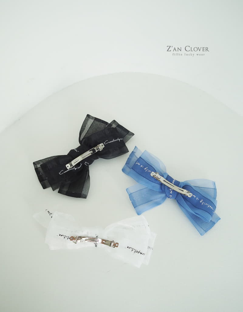 Zan Clover - Korean Children Fashion - #fashionkids - Lettering Hairpin