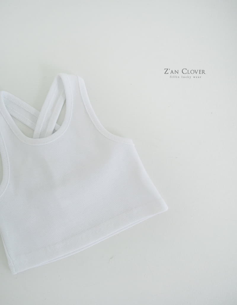 Zan Clover - Korean Children Fashion - #fashionkids - X Rib Sleeveless - 2
