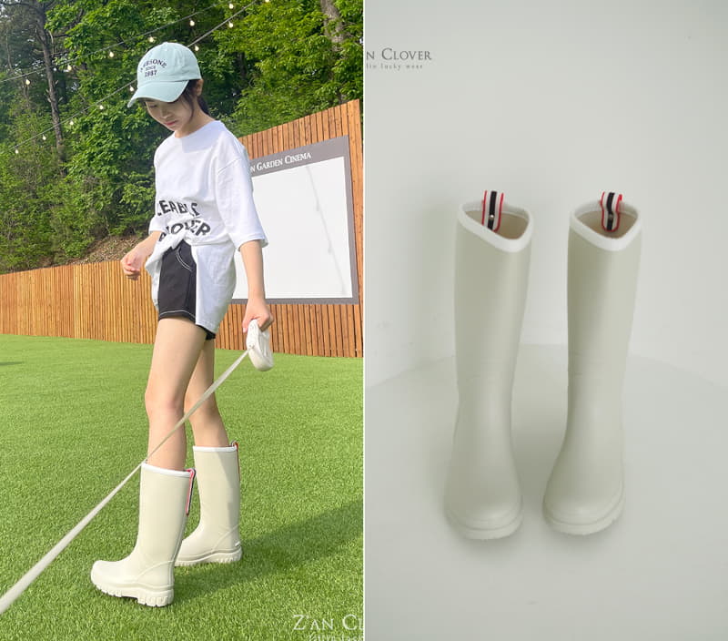 Zan Clover - Korean Children Fashion - #kidsshorts - Zicle Strap Rainboots - 2