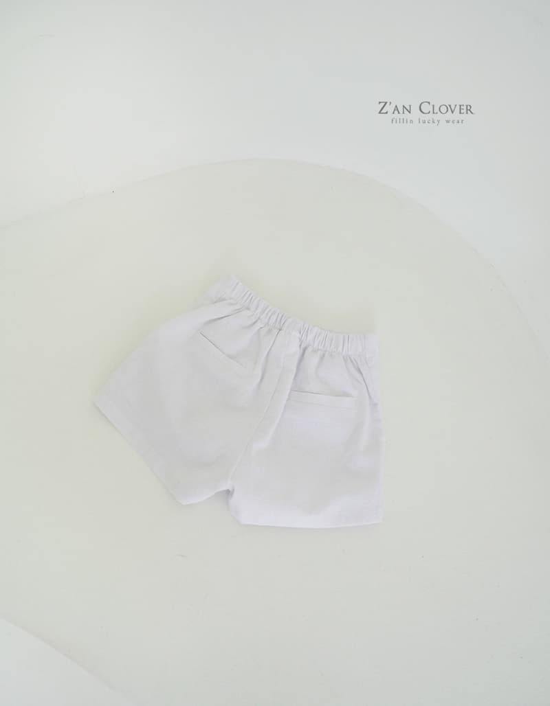 Zan Clover - Korean Children Fashion - #littlefashionista - Linen Shorts - 8