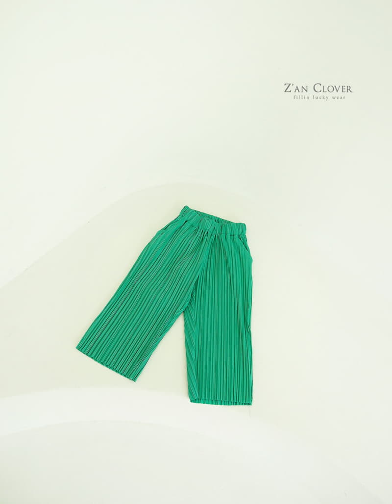 Zan Clover - Korean Children Fashion - #littlefashionista - Wide Pleats Pants - 5