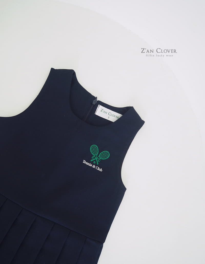 Zan Clover - Korean Children Fashion - #littlefashionista - Tennis One-piece - 2