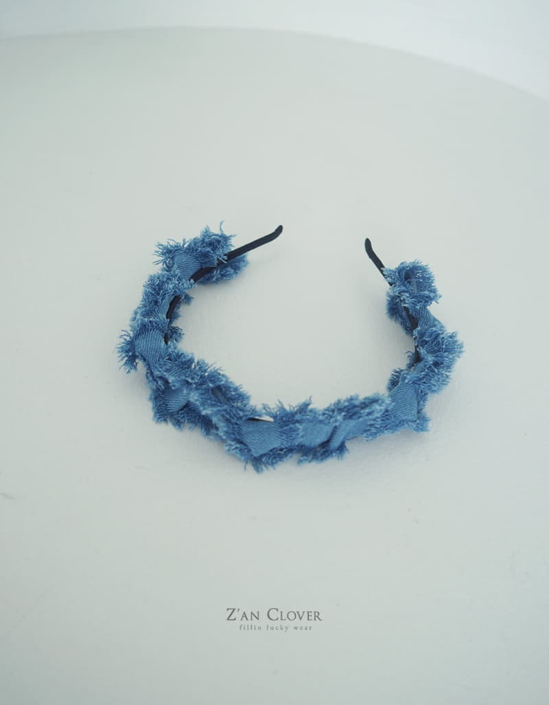 Zan Clover - Korean Children Fashion - #littlefashionista - Denim Twist Hairband - 5