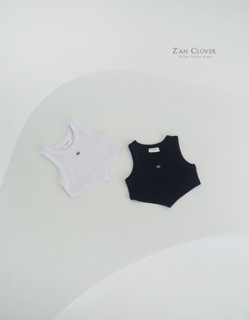 Zan Clover - Korean Children Fashion - #littlefashionista - Rib Unbal Sleeveless - 8
