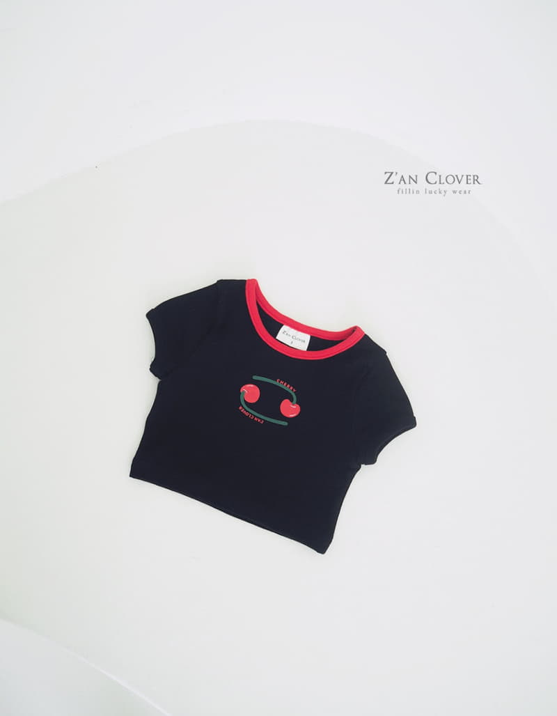 Zan Clover - Korean Children Fashion - #littlefashionista - Cherry Tee - 4