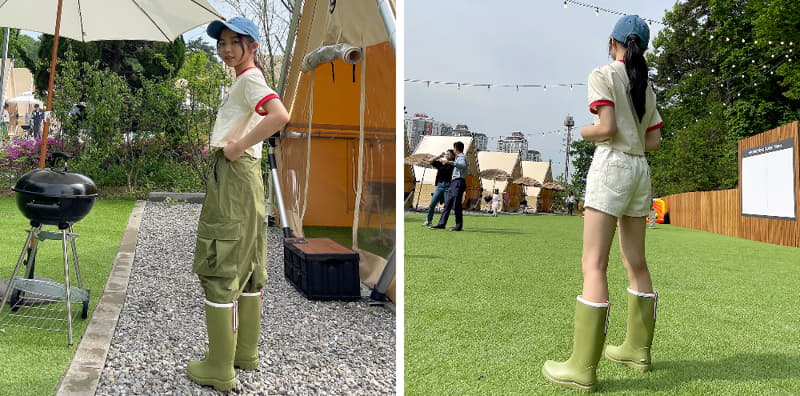 Zan Clover - Korean Children Fashion - #minifashionista - Zicle Strap Rainboots - 8