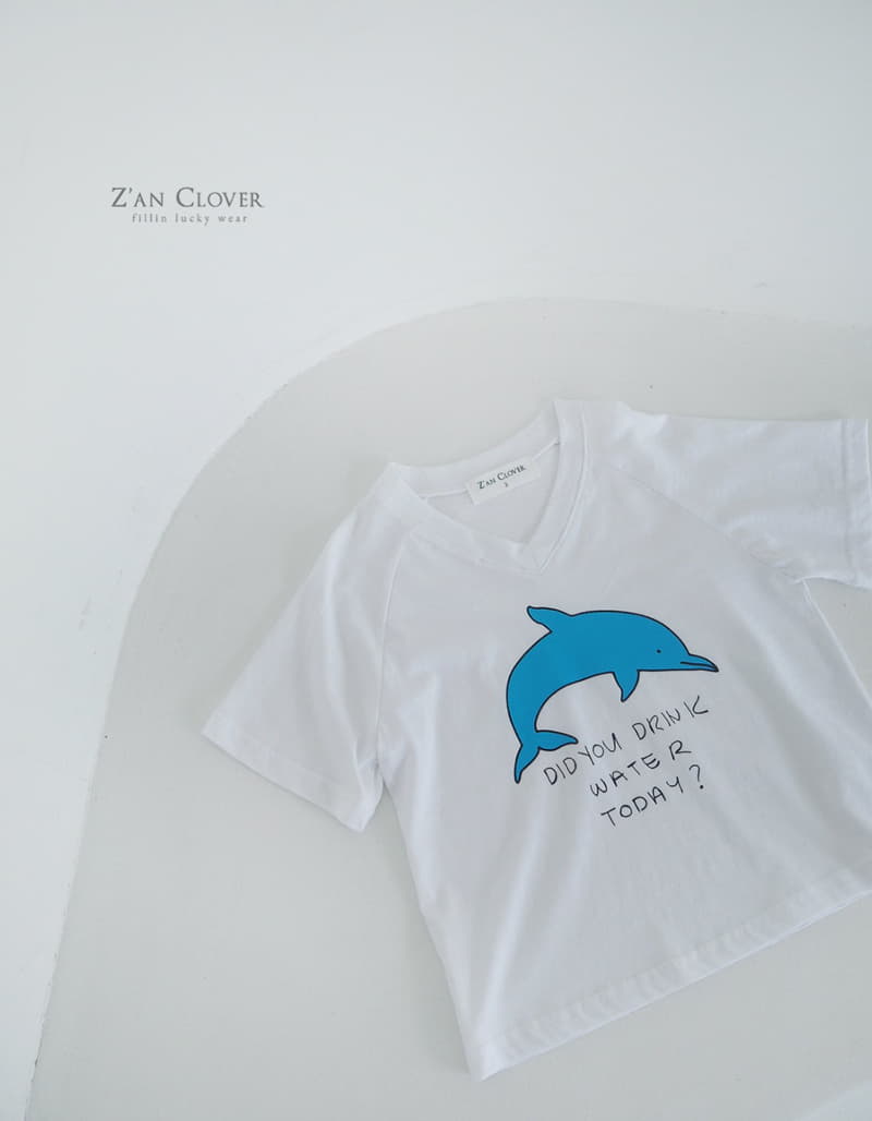 Zan Clover - Korean Children Fashion - #minifashionista - Dolphin Long Tee - 2