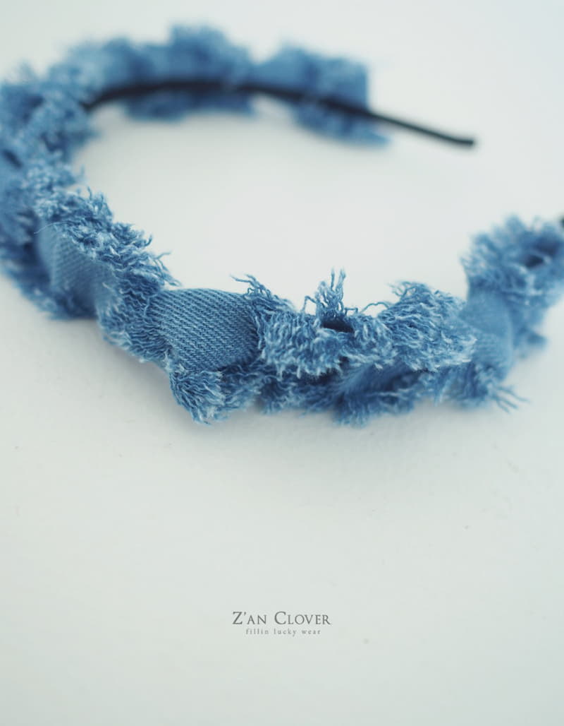 Zan Clover - Korean Children Fashion - #minifashionista - Denim Twist Hairband - 7