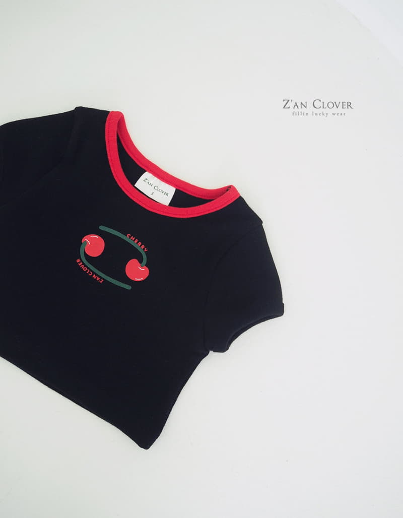 Zan Clover - Korean Children Fashion - #minifashionista - Cherry Tee - 5