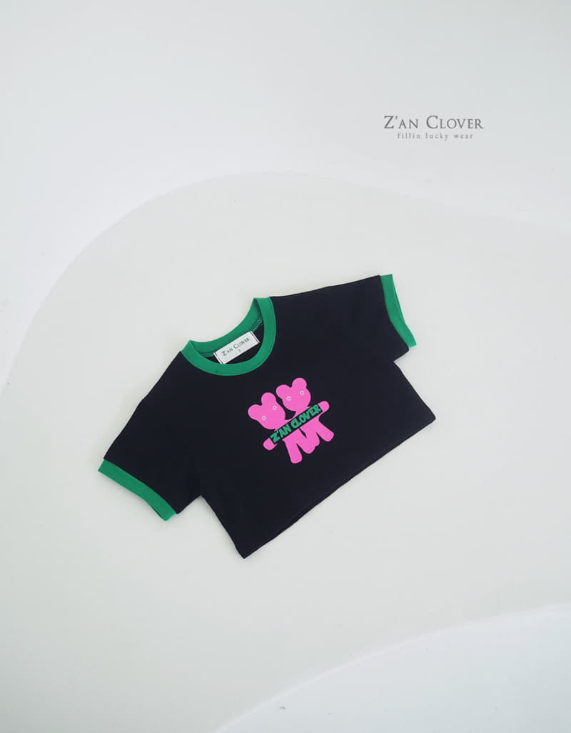 Zan Clover - Korean Children Fashion - #prettylittlegirls - Pink Bear Tee - 5