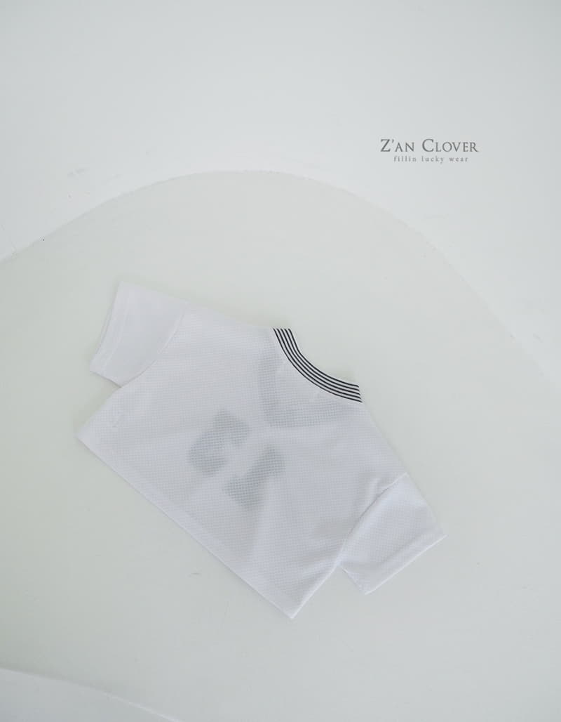 Zan Clover - Korean Children Fashion - #minifashionista - Mesh 13 Tee - 4