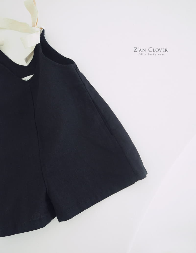 Zan Clover - Korean Children Fashion - #minifashionista - Ribbon Linen Bodysuit - 4