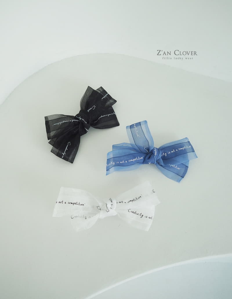 Zan Clover - Korean Children Fashion - #prettylittlegirls - Lettering Hairpin - 9