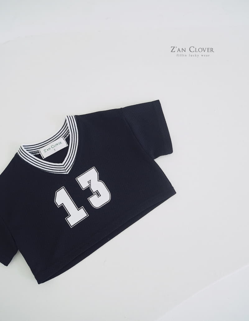 Zan Clover - Korean Children Fashion - #toddlerclothing - Mesh 13 Tee - 6