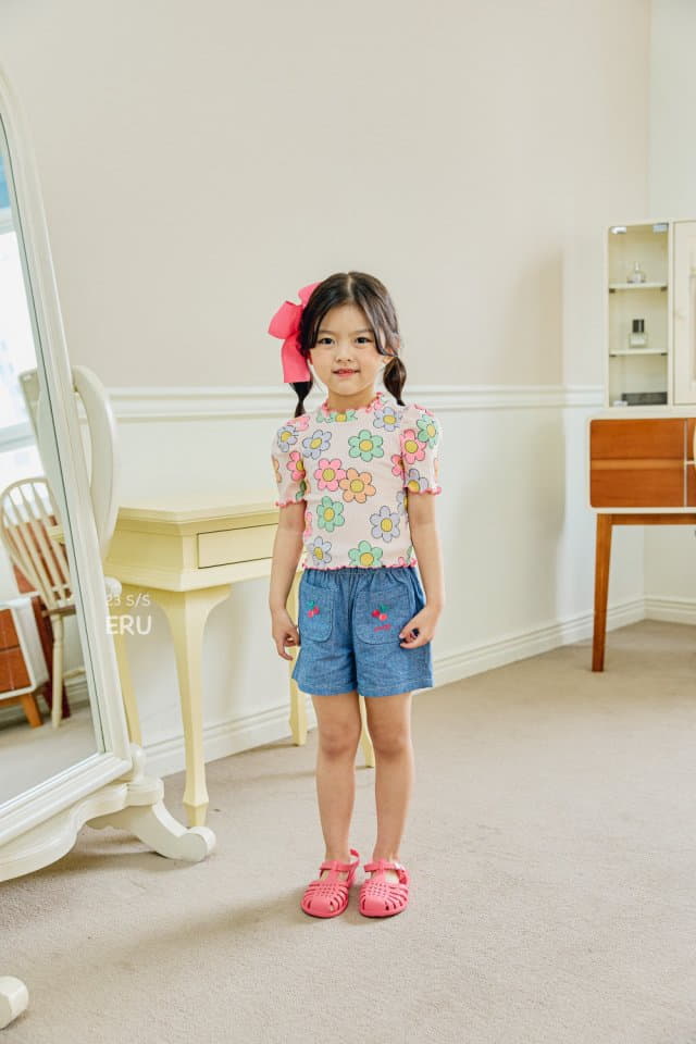 e.ru - Korean Children Fashion - #kidzfashiontrend - Rose Rib Tee - 4