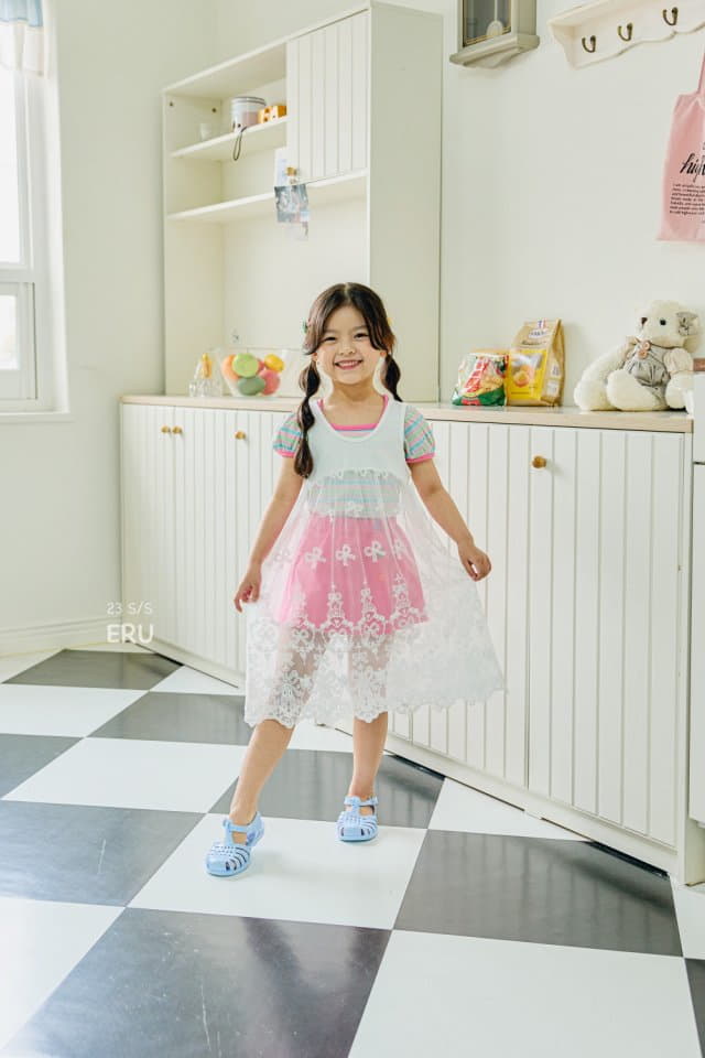 e.ru - Korean Children Fashion - #prettylittlegirls - Layered One-piece - 4