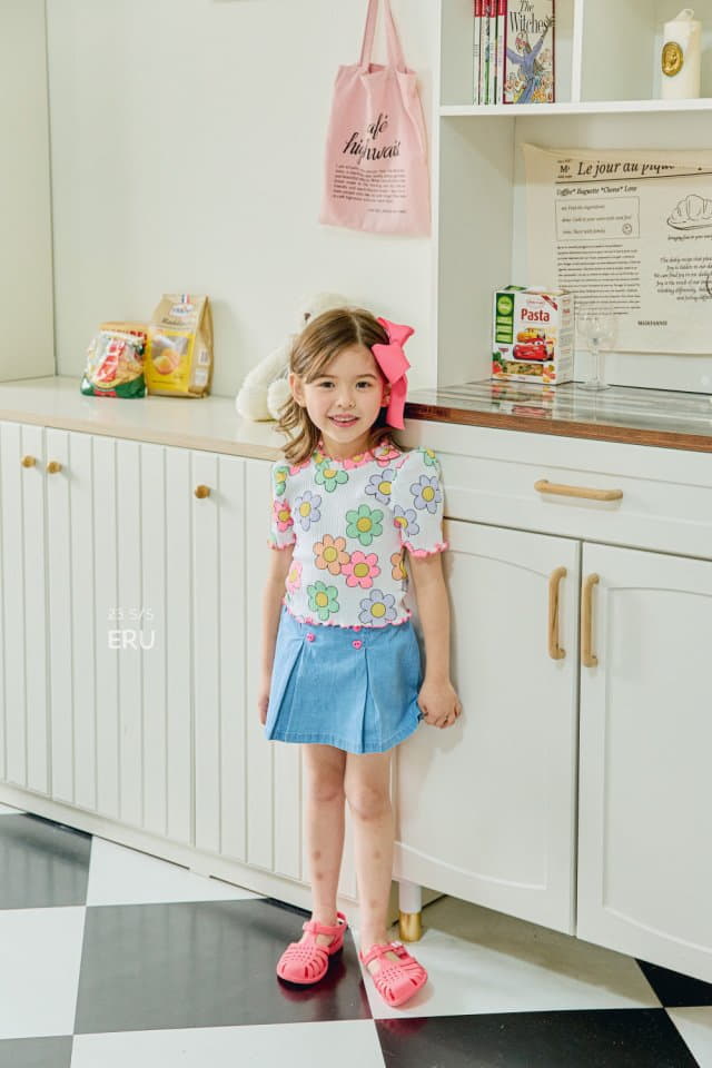 e.ru - Korean Children Fashion - #kidsshorts - Rose Rib Tee