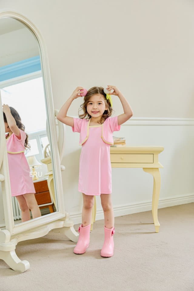 e.ru - Korean Children Fashion - #kidsstore - String Sleeveless Top Bottom Set