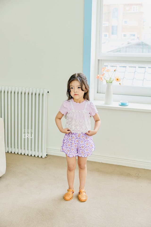 e.ru - Korean Children Fashion - #todddlerfashion - Flower Pants - 2