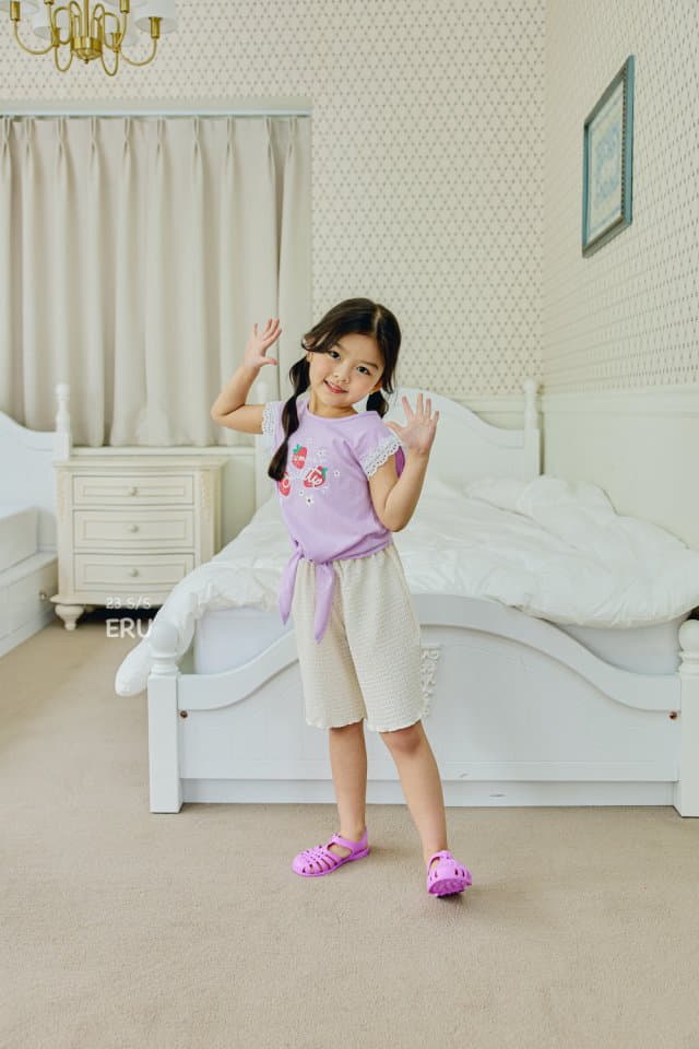 e.ru - Korean Children Fashion - #todddlerfashion - Hanny Cropped Pants - 4