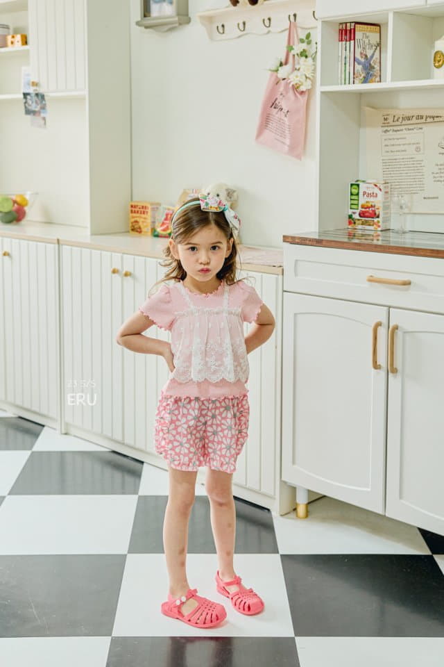 e.ru - Korean Children Fashion - #toddlerclothing - Flower Pants - 3
