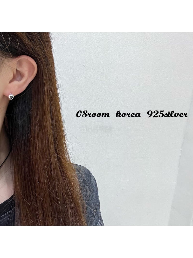 08 Room - Korean Women Fashion - #womensfashion - Silver Earring 1426 - 4