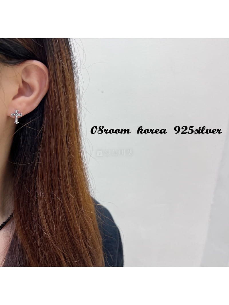 08 Room - Korean Women Fashion - #momslook - Silver Earring 1421 - 5