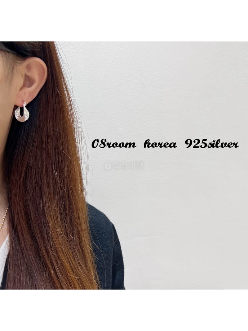 08 Room - Korean Women Fashion - #momslook - Silver Earring 1401