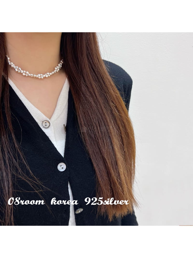 08 Room - Korean Women Fashion - #momslook - Silver Necklace 1459