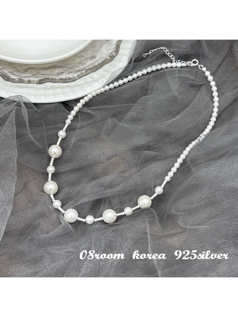 08 Room - Korean Women Fashion - #momslook - Silver Necklace 1455
