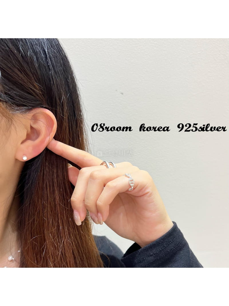 08 Room - Korean Women Fashion - #pursuepretty - Silver Earring 1436