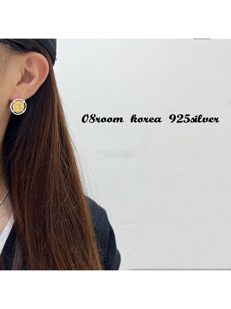 08 Room - Korean Women Fashion - #restrostyle - Silver Earring 1396 - 2