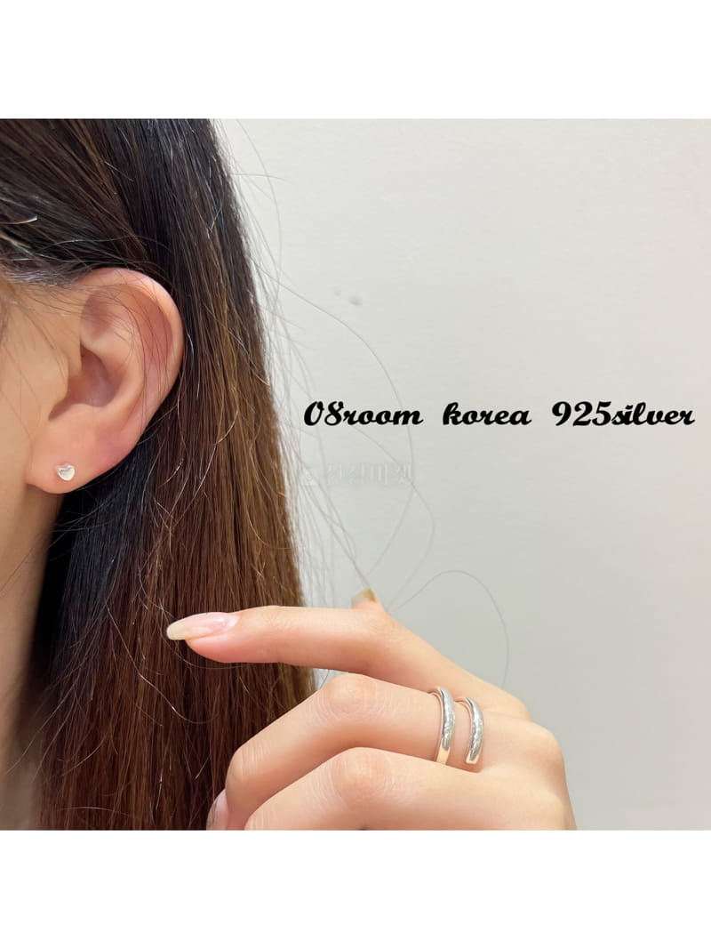 08 Room - Korean Women Fashion - #restrostyle - Silver Earring 1435