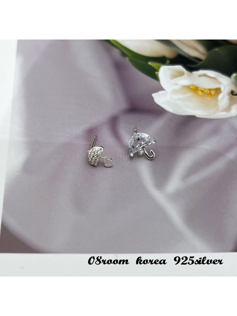 08 Room - Korean Women Fashion - #thelittlethings - Silver Earring 1428