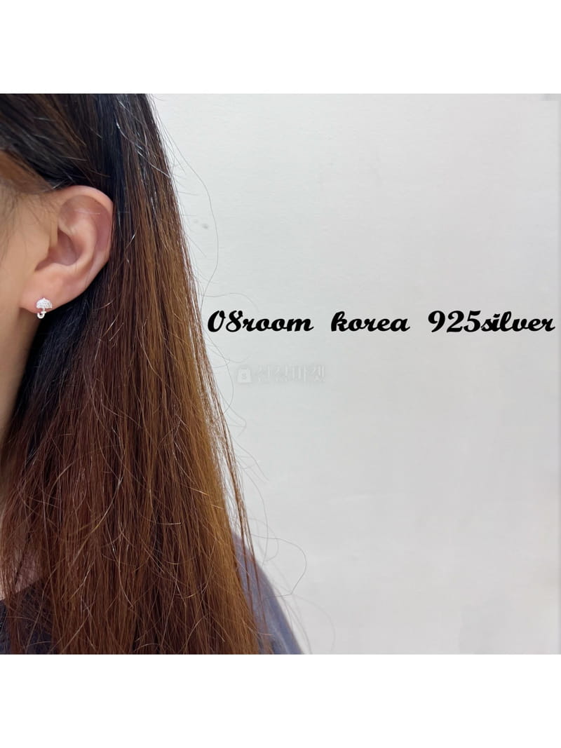 08 Room - Korean Women Fashion - #womensfashion - Silver Earring 1428 - 3