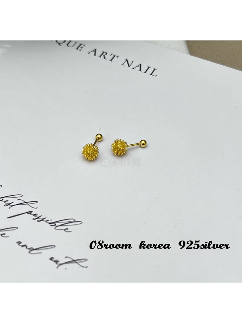 08 Room - Korean Women Fashion - #womensfashion - Silver Earring 1424 - 3