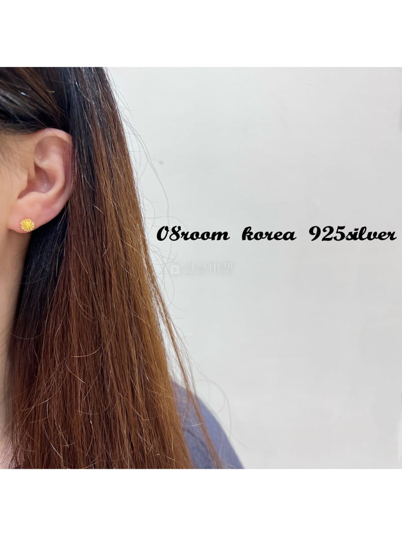 08 Room - Korean Women Fashion - #womensfashion - Silver Earring 1424 - 5