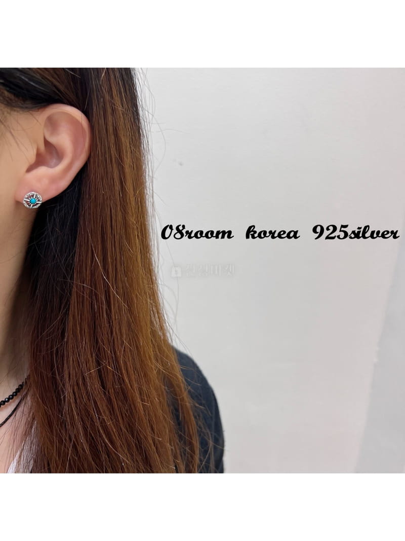 08 Room - Korean Women Fashion - #womensfashion - Silver Earring 1420