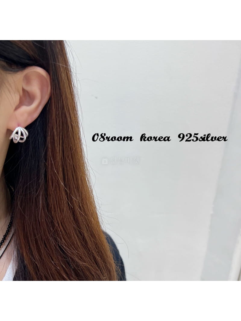 08 Room - Korean Women Fashion - #womensfashion - Silver Earring 1418