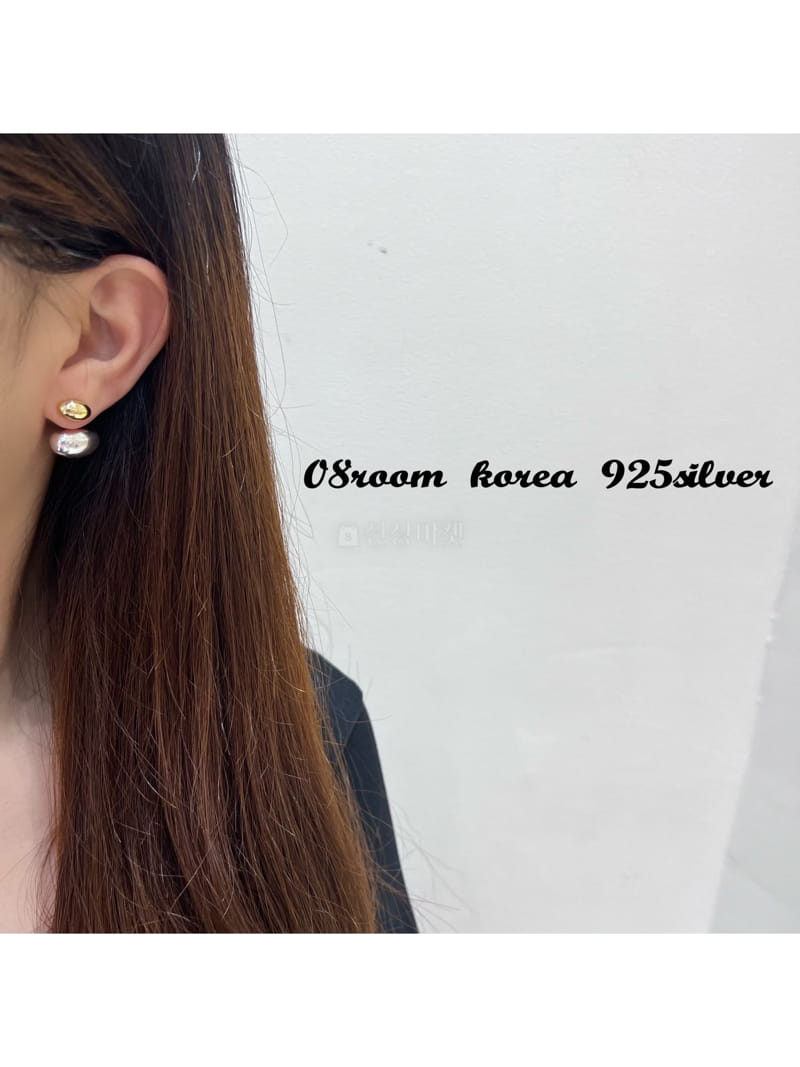 08 Room - Korean Women Fashion - #womensfashion - Silver Earring 1407